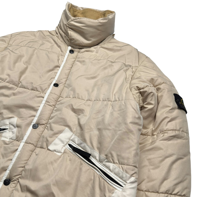 A/W 02 Stone Island Padded Jacket - Beige