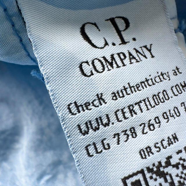 C.P. Company M.T.t.N. Internally Coloured Envelope La Mille Goggle Jacket - Blue