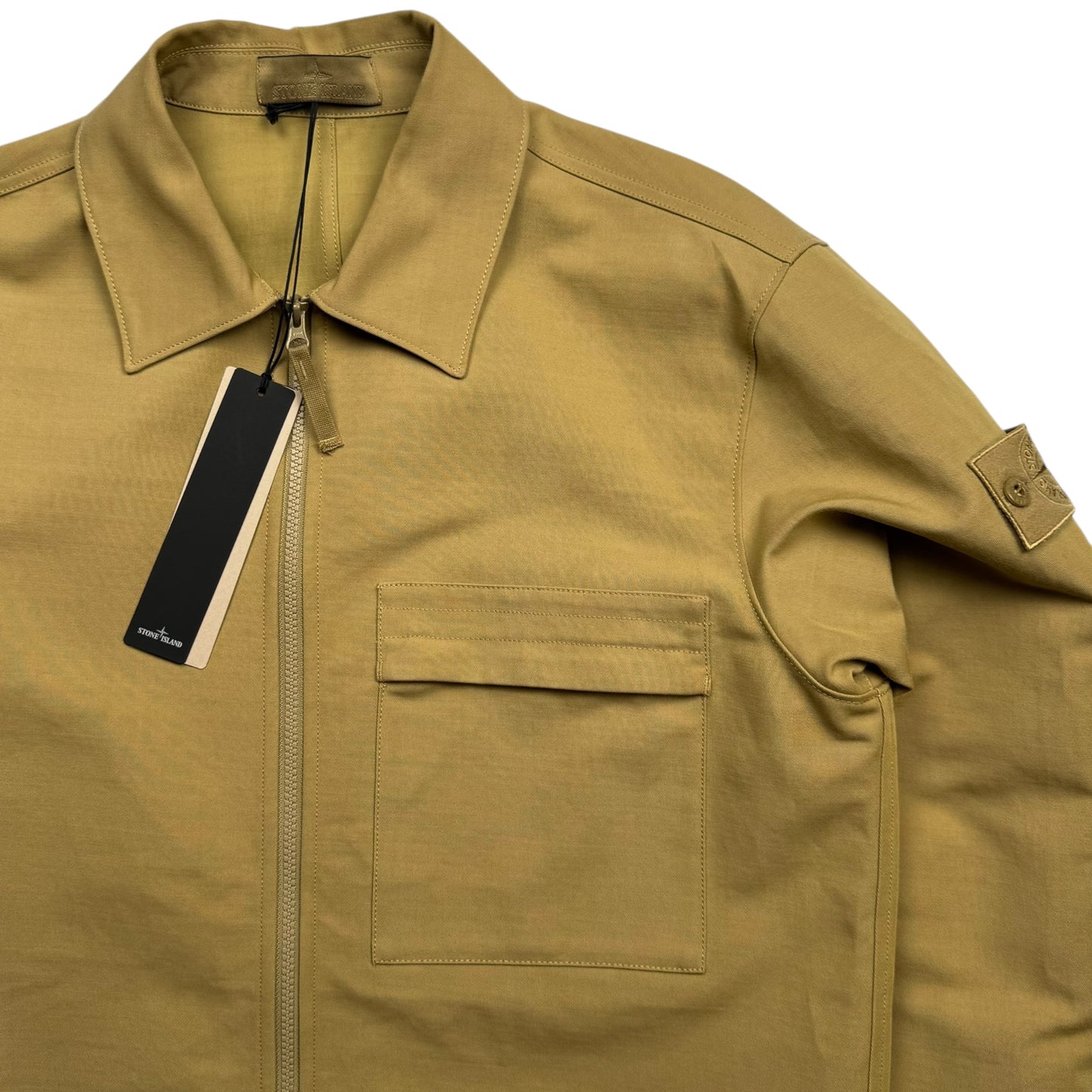 A/W 23 Stone Island Gabardine Doppio Cotton / Wool Overshirt