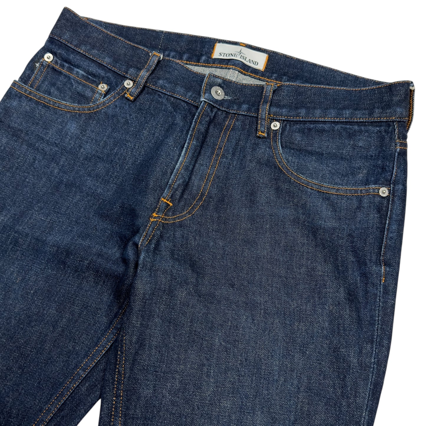 S/S 18 Stone Island Dark Wash Skinny Fit Jeans