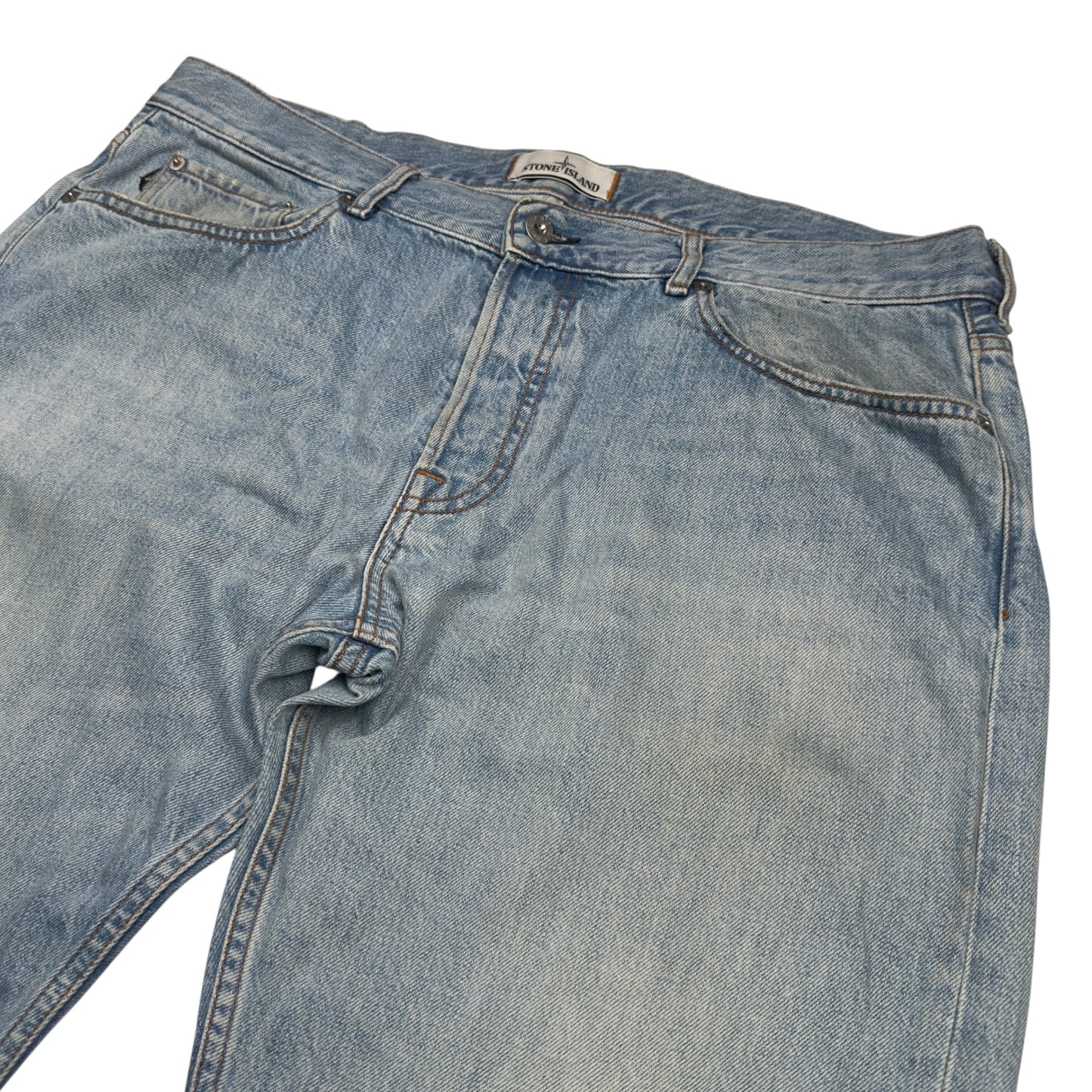 S/S 15 Stone Island Light Wash Denim Jeans