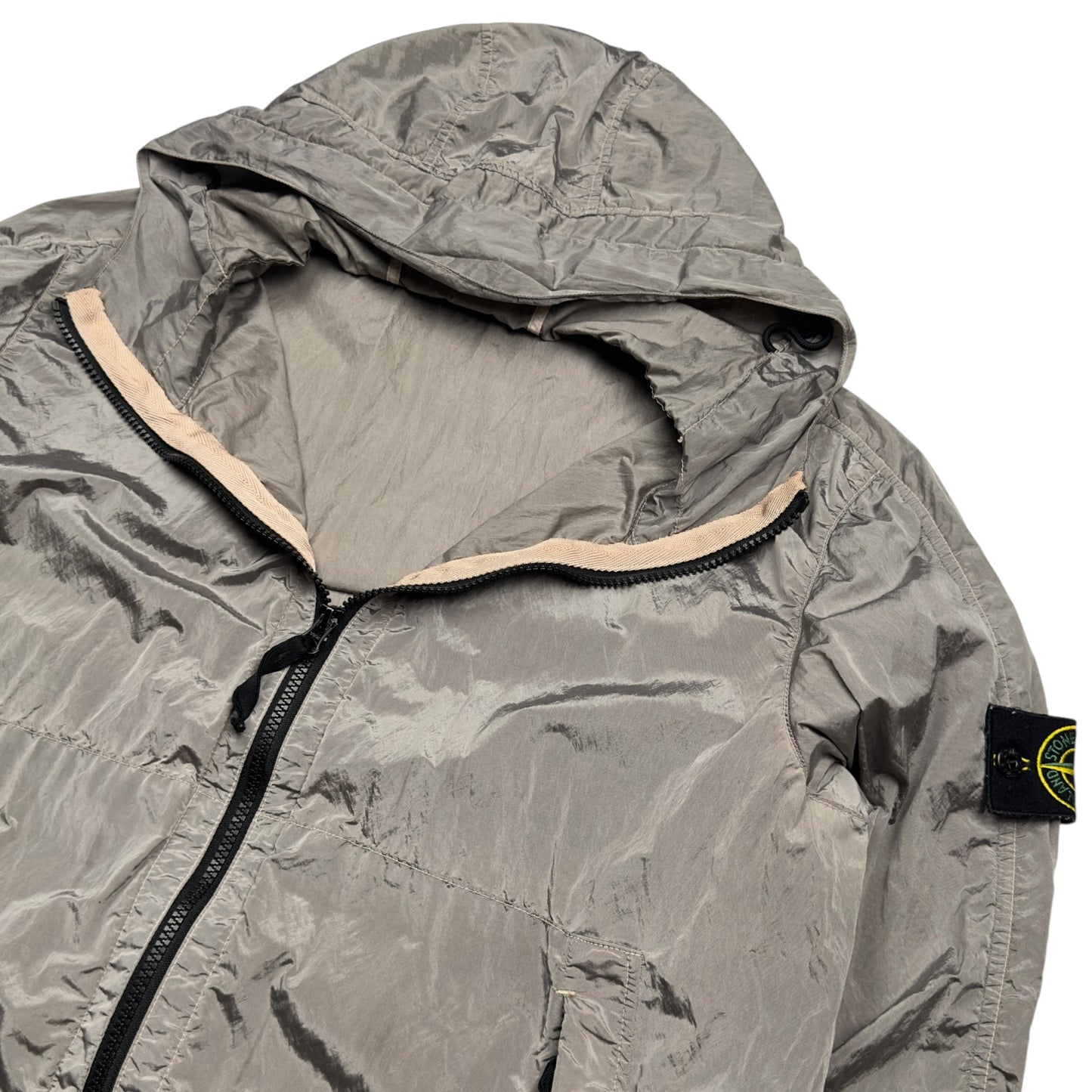 S/S 18 Stone Island Nylon Metal Watro Jacket - Silver