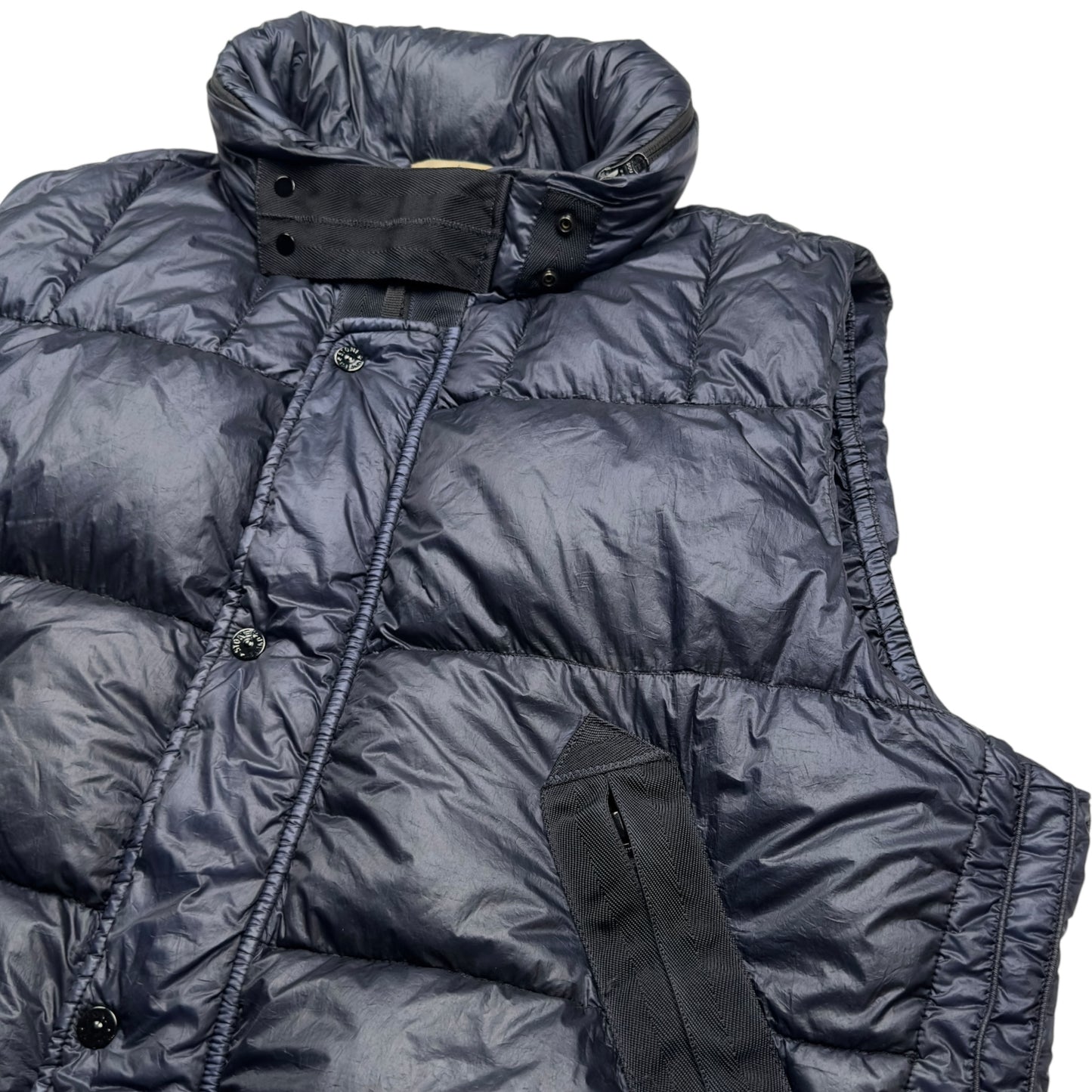 A/W 12 Stone Island Down_26 GR X SQM_N Down Puffer Gilet - Navy
