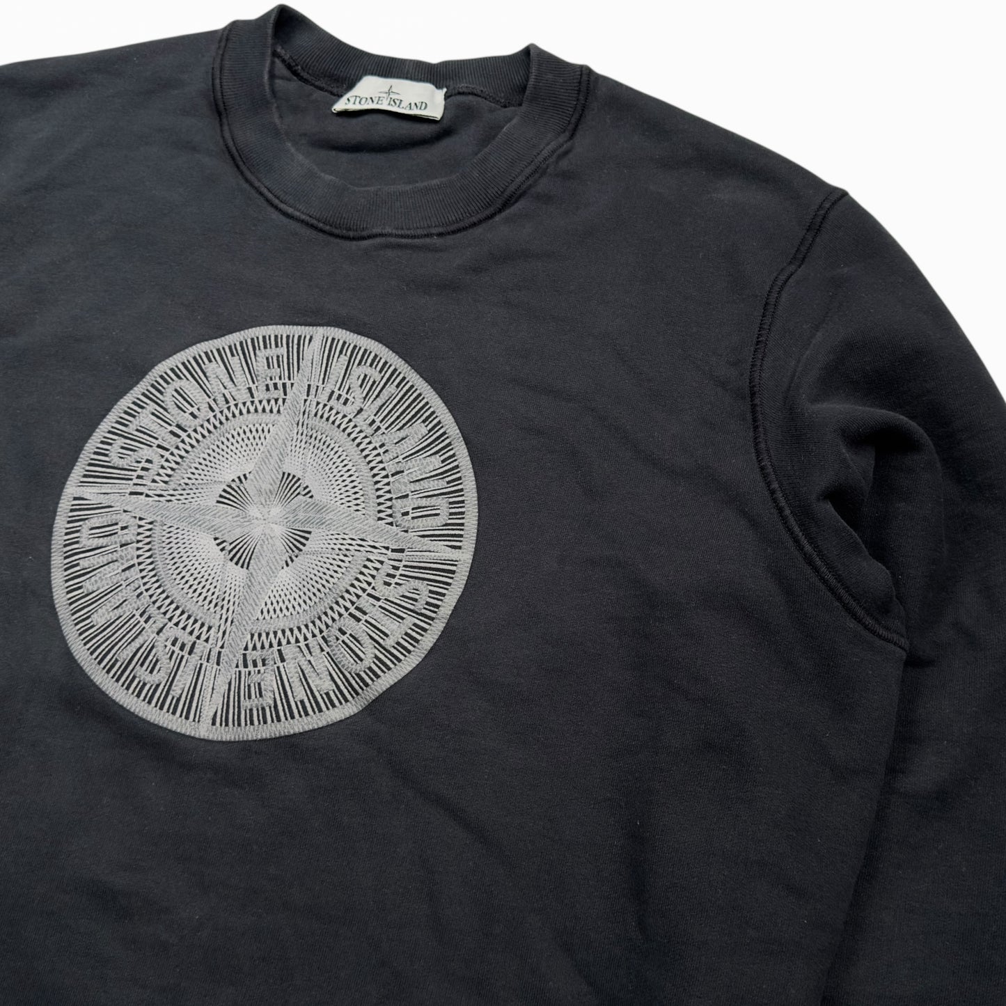 A/W 23 Stone Island "Industrial One" Textured Print Sweater