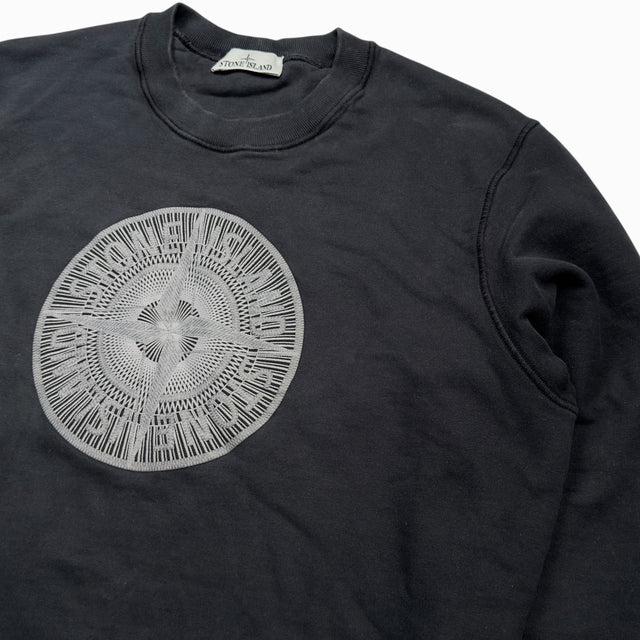 A/W 23 Stone Island "Industrial One" Textured Print Sweater