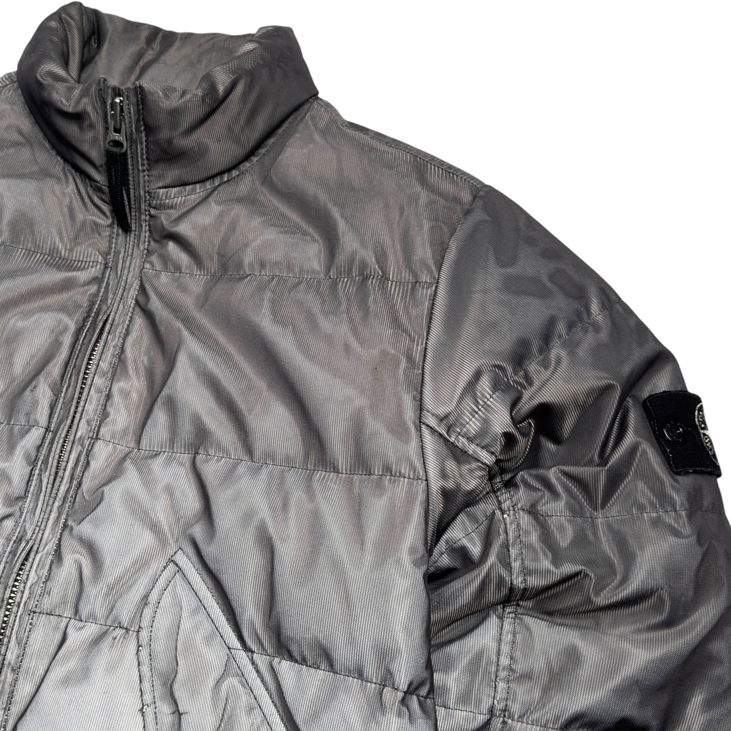 A/W 07 Stone Island Mesh Reflective Light Down Special Process Jacket