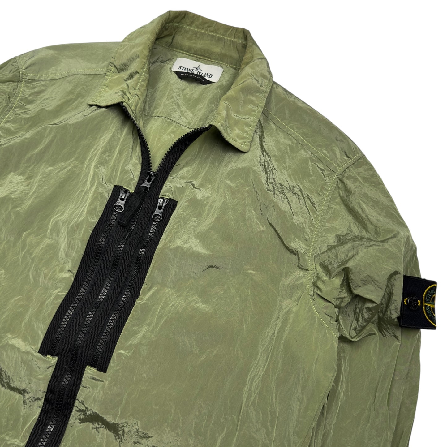 S/S 17 Stone Island Nylon Metal Overshirt - Pistachio