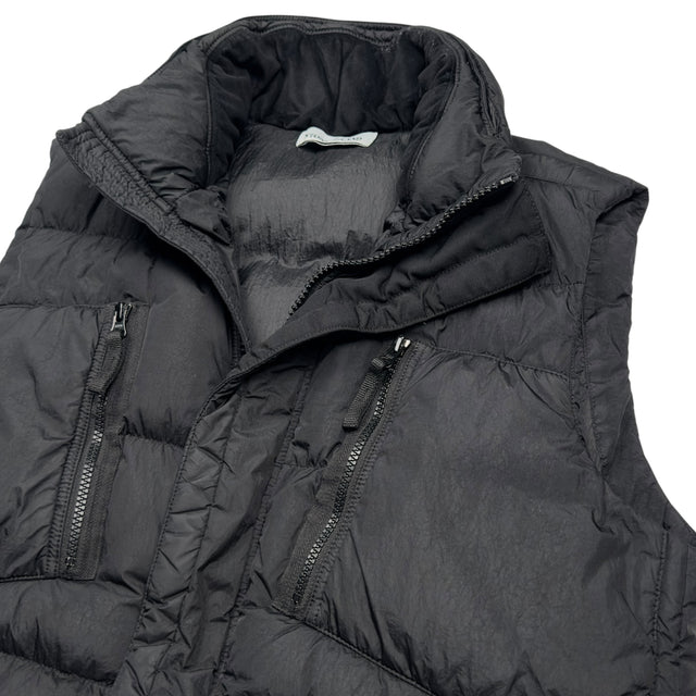A/W 16 Stone Island Crinkle Reps NY Down Gilet - Black
