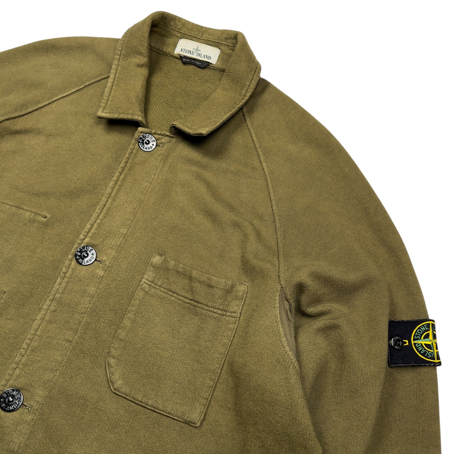 A/W 15 Stone Island Soft Cotton Overshirt - Khaki