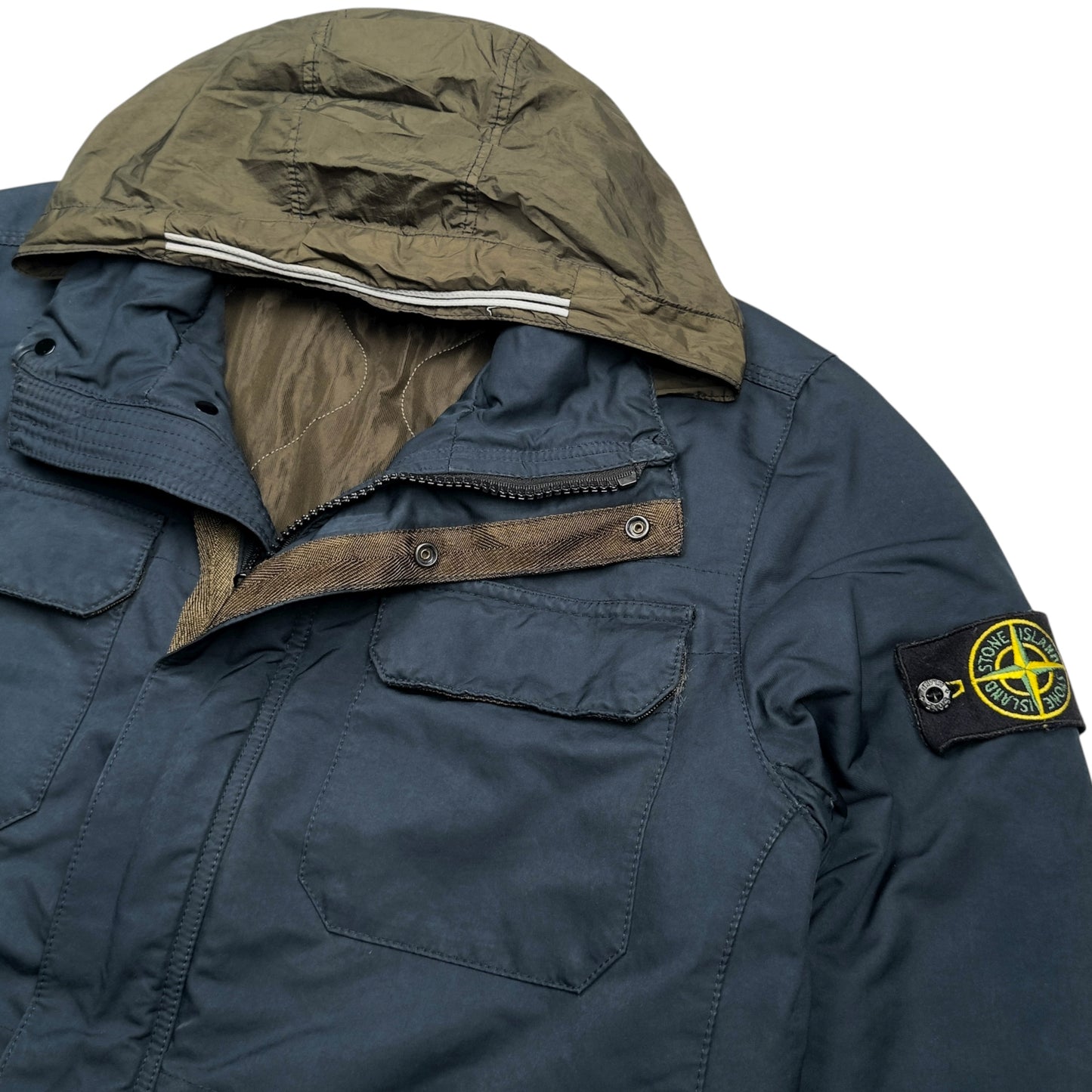 A/W 21 Stone Island David OVD Field Jacket - Navy