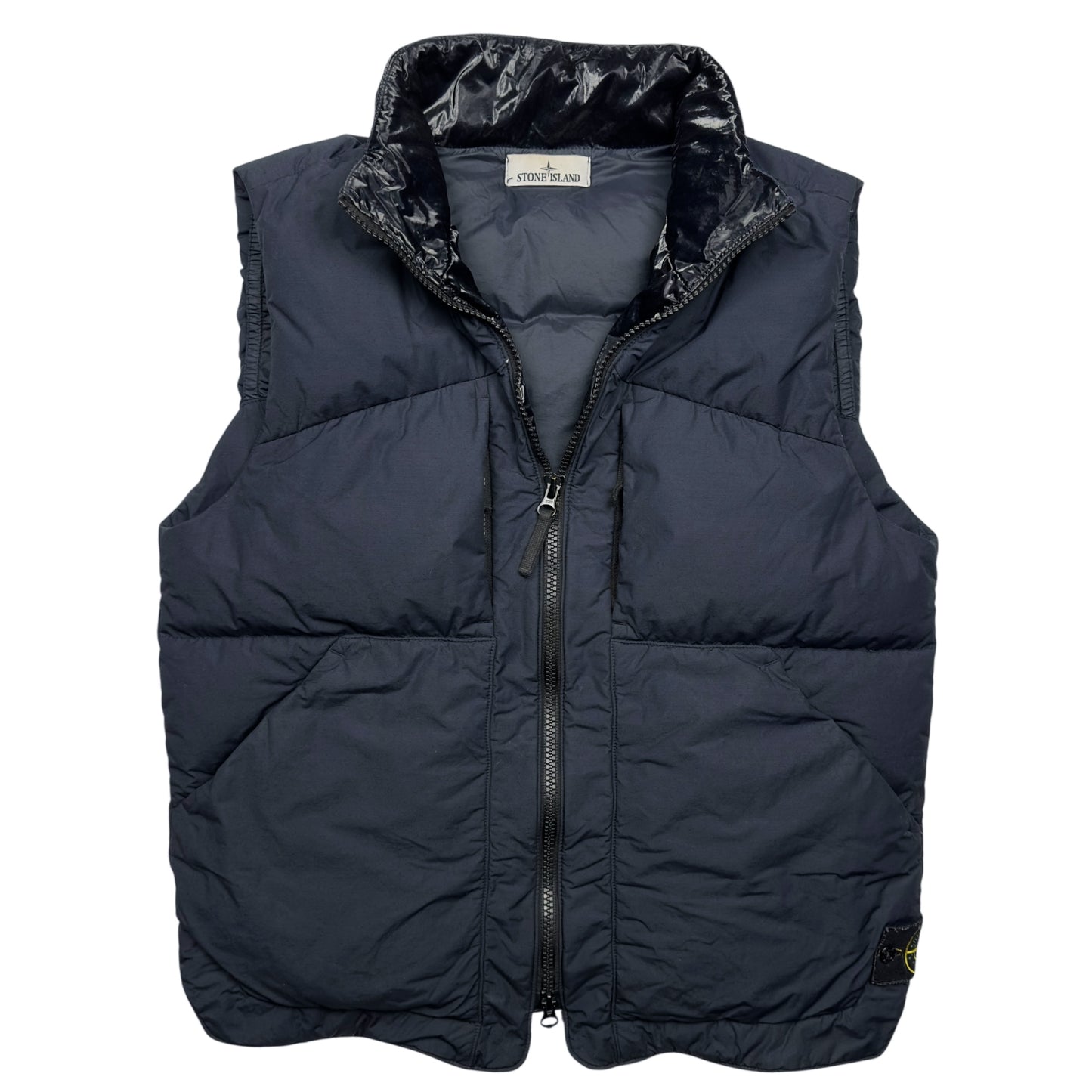 A/W 22 Stone Island Naslan Light Watro Down TC Gilet - Navy