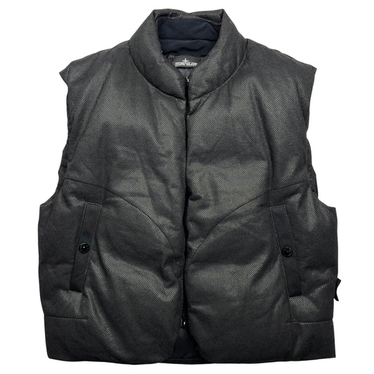 A/W 22 Stone Island Shadow Project Textile Non Woven Poly Down Gilet