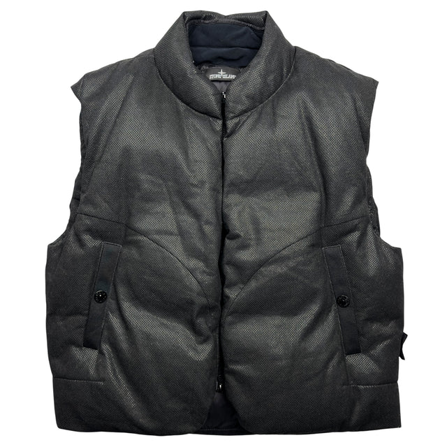 A/W 22 Stone Island Shadow Project Textile Non Woven Poly Down Gilet