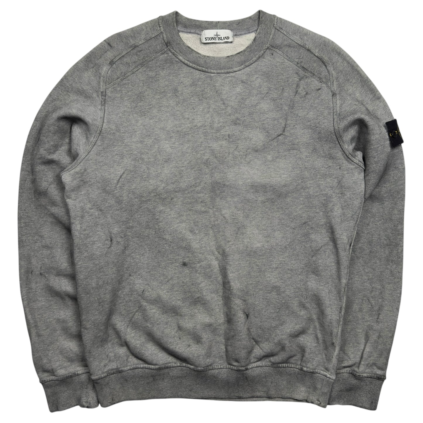 A/W 20 Stone Island Dust Colour Treatment Sweater - Grey