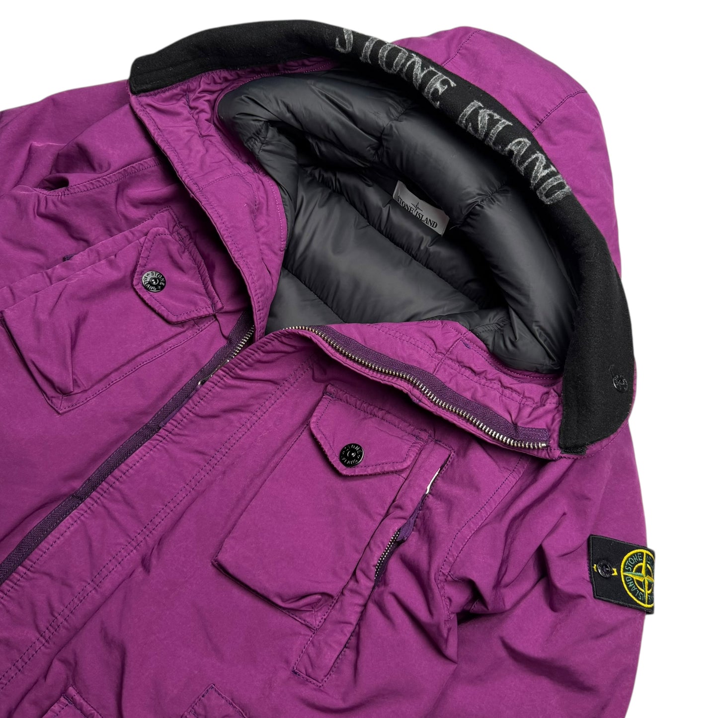 A/W 18 Stone Island David-TC Down Parka - Purple