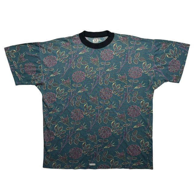 80's C.P. Company Floral Print Vintage T-Shirt