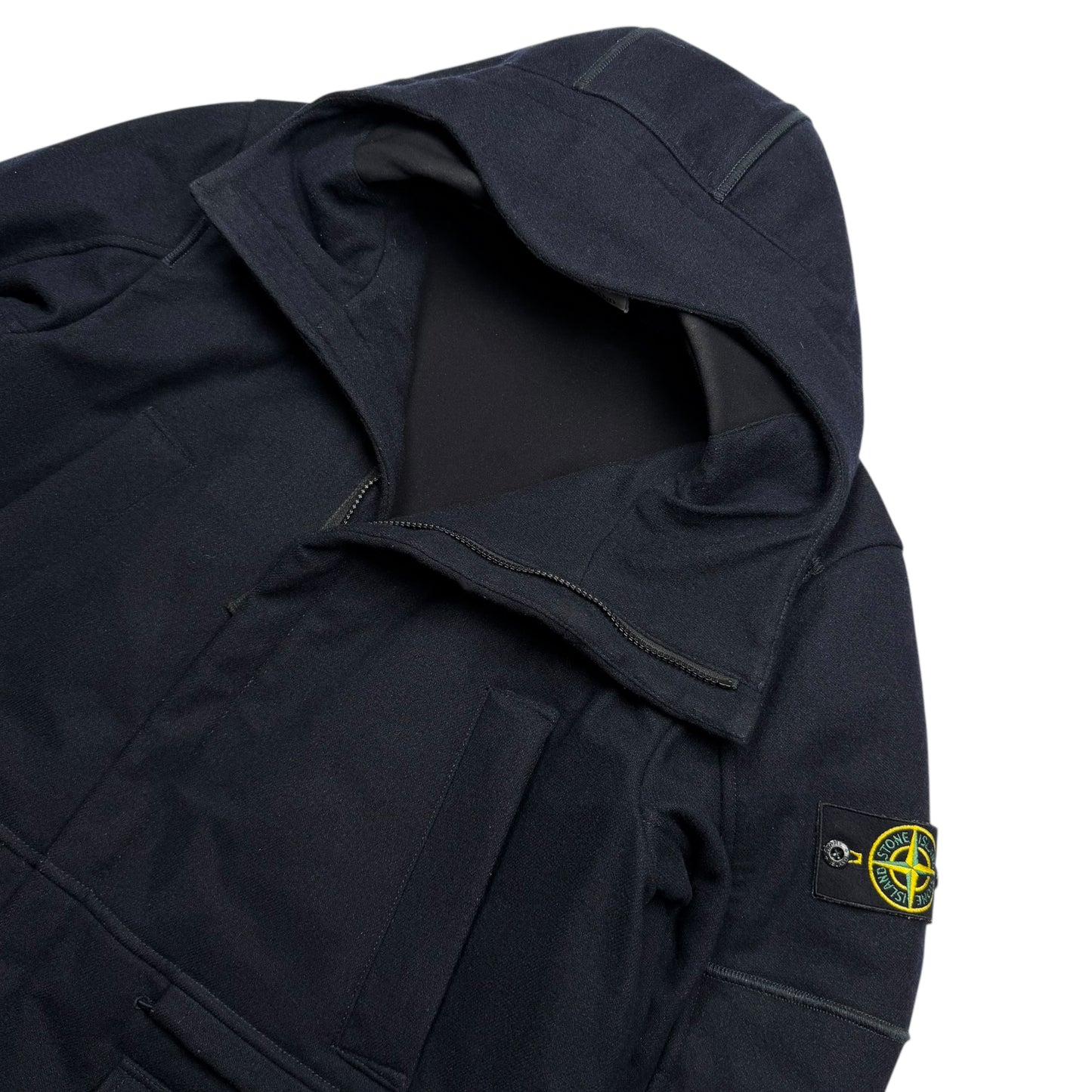 A/W 18 Stone Island Panno R 4L Stretch Parka Jacket - Navy