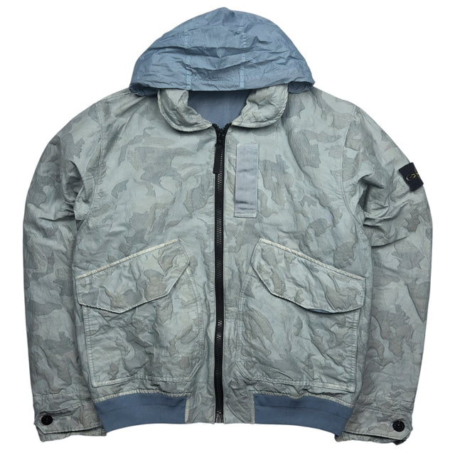 S/S 20 Stone Island Big Loom Camo TC Flight Jacket