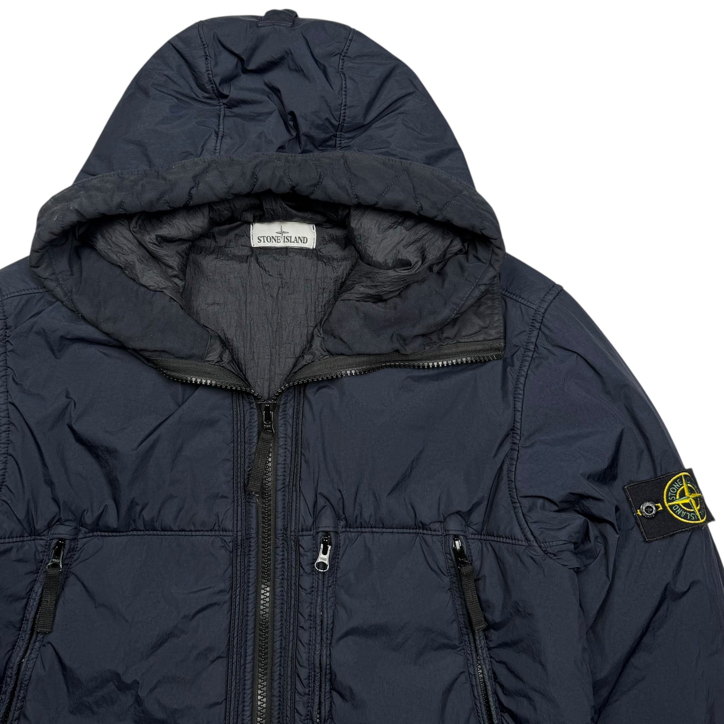 A/W 19 Stone Island Crinkle Reps NY Jacket - Navy
