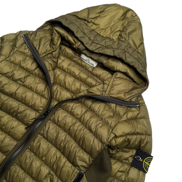S/S 18 Stone Island Micro Yarn Down Jacket - Khaki