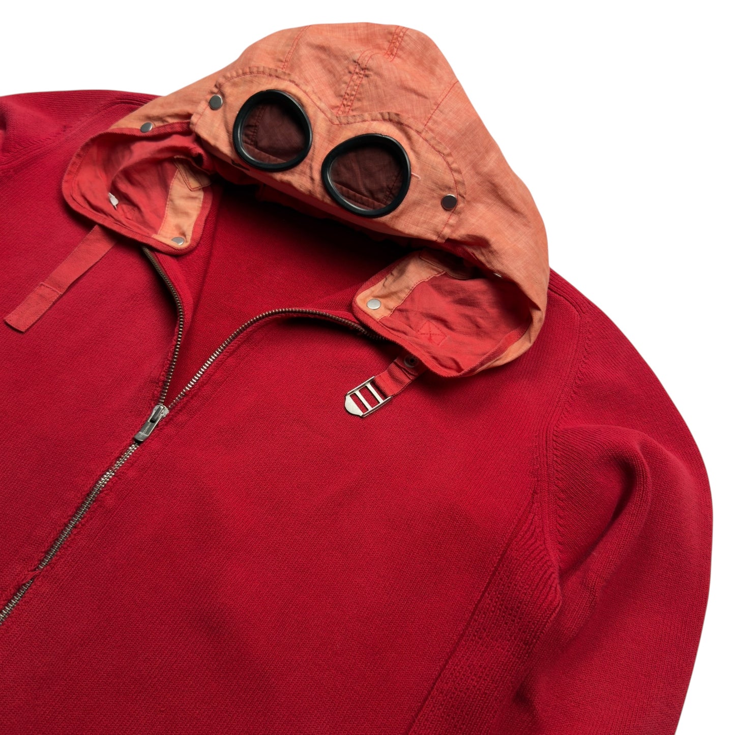 C.P. Company 90's Knitted Goggle Full Zip Sweater