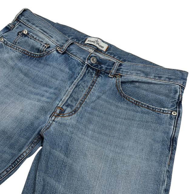 S/S 13 Stone Island Light Wash Denim Jeans