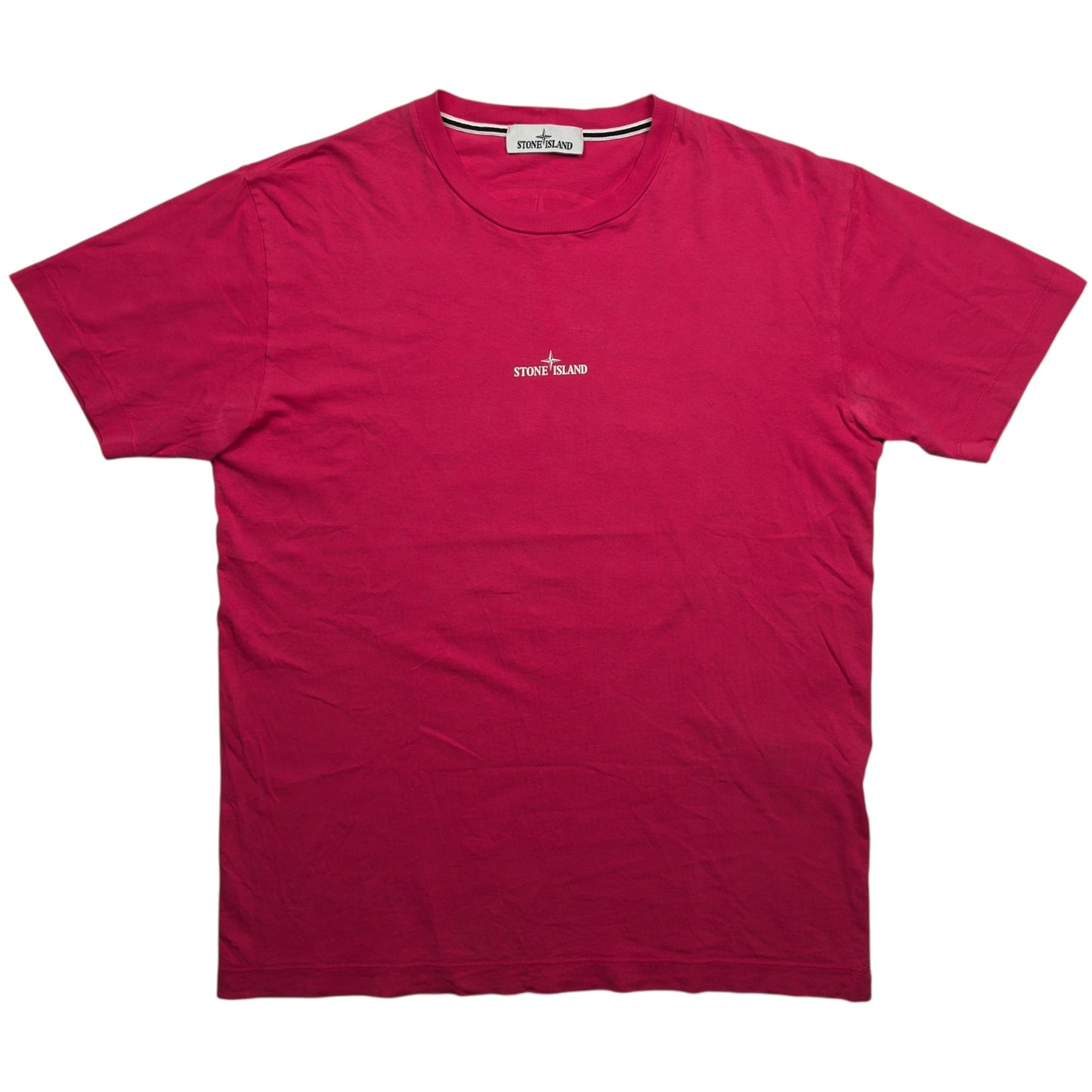 S/S 22 Stone Island Tricromia Three Print T-Shirt - Pink
