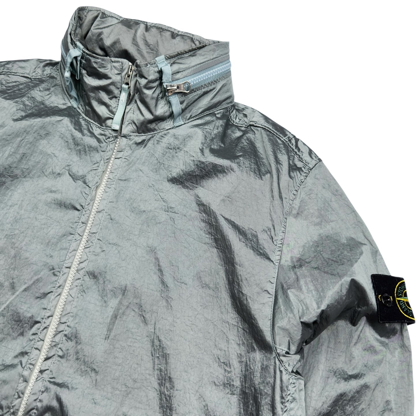 S/S 23 Stone Island Nylon Metal Watro ECONYL Jacket - Light Blue