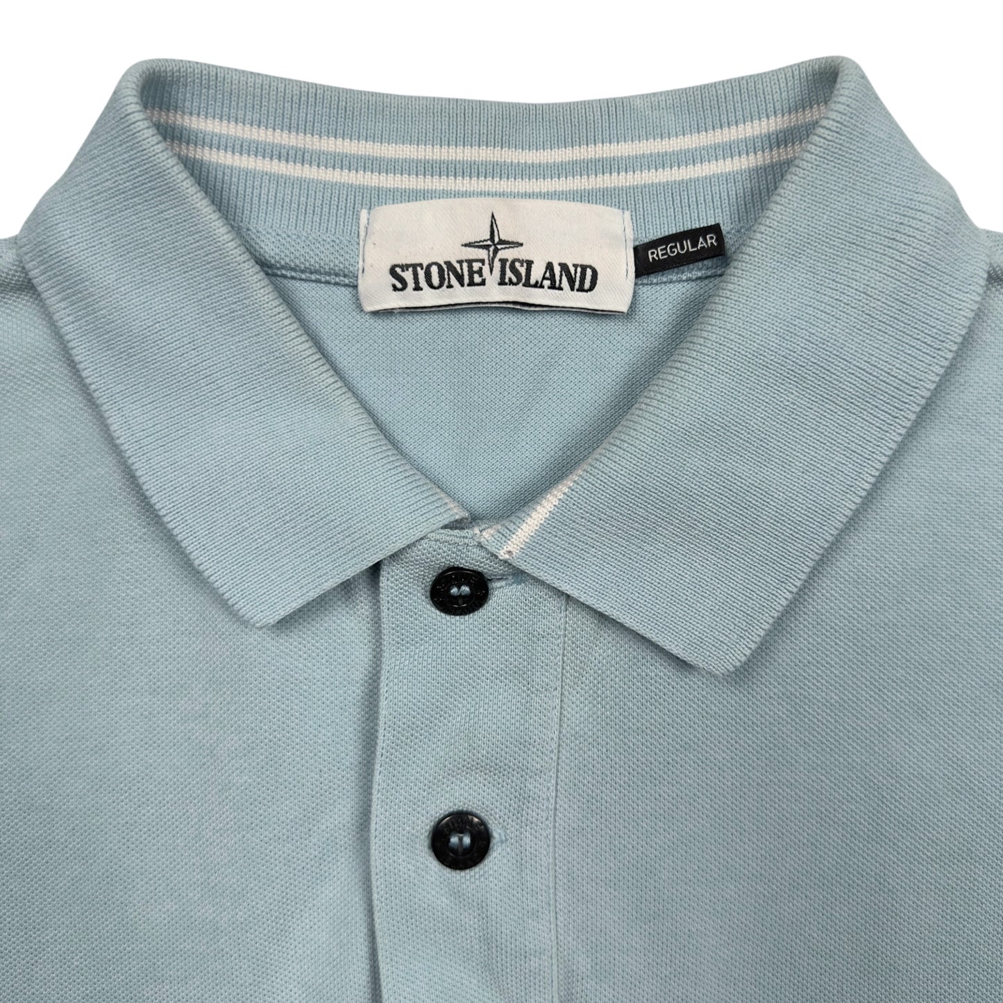 S/S 17 Stone Island Polo Shirt - Baby Blue
