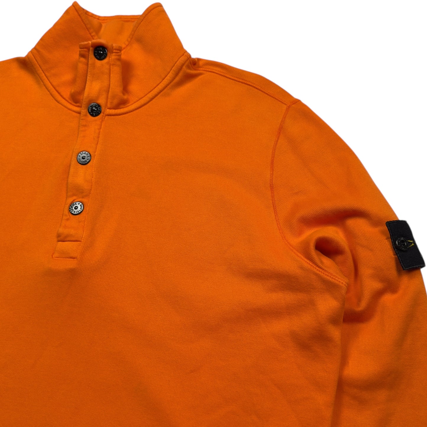 S/S 16 Stone Island Quarter Zip Sweater - Orange