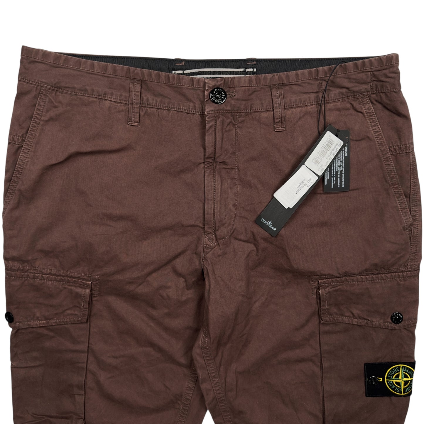 S/S 20 Stone Island Cargo Trousers - Brown