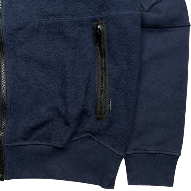 A/W 19 Stone Island Shadow Project Fleece Bomber Jacket - Navy