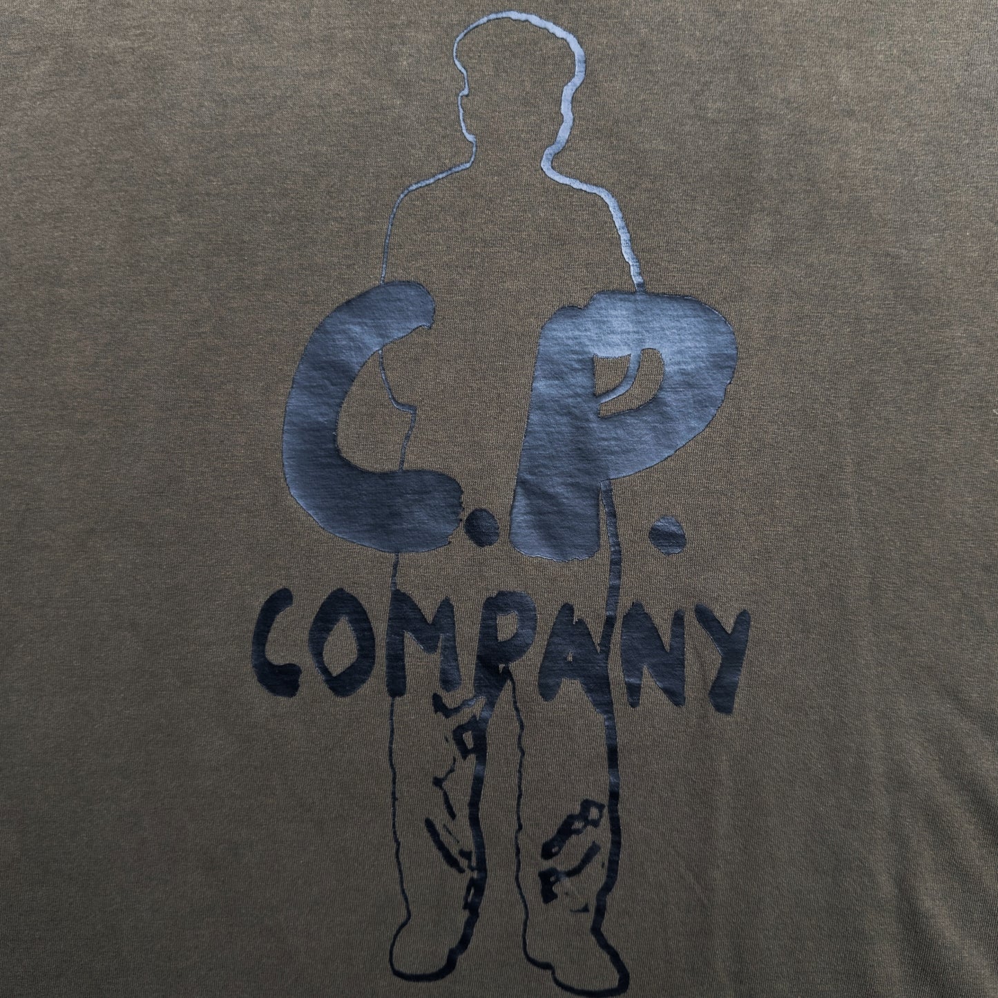 C.P. Company Spellout T-Shirt - Khaki
