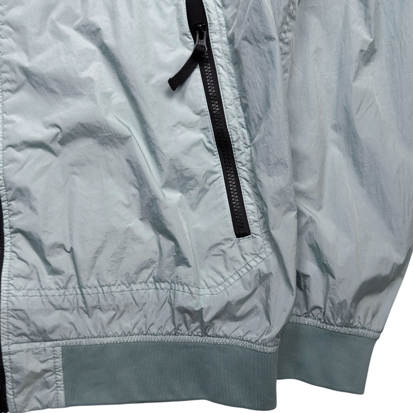 S/S 23 Stone Island Crinkle Reps Bomber - Light Blue