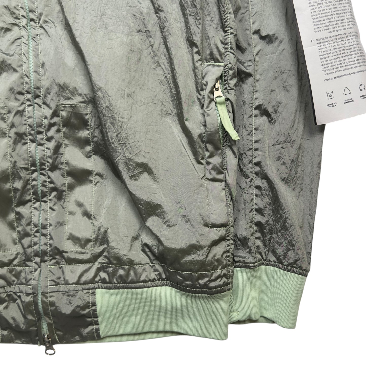 S/S 23 Stone Island Nylon Metal Watro ECONYL Jacket - Green