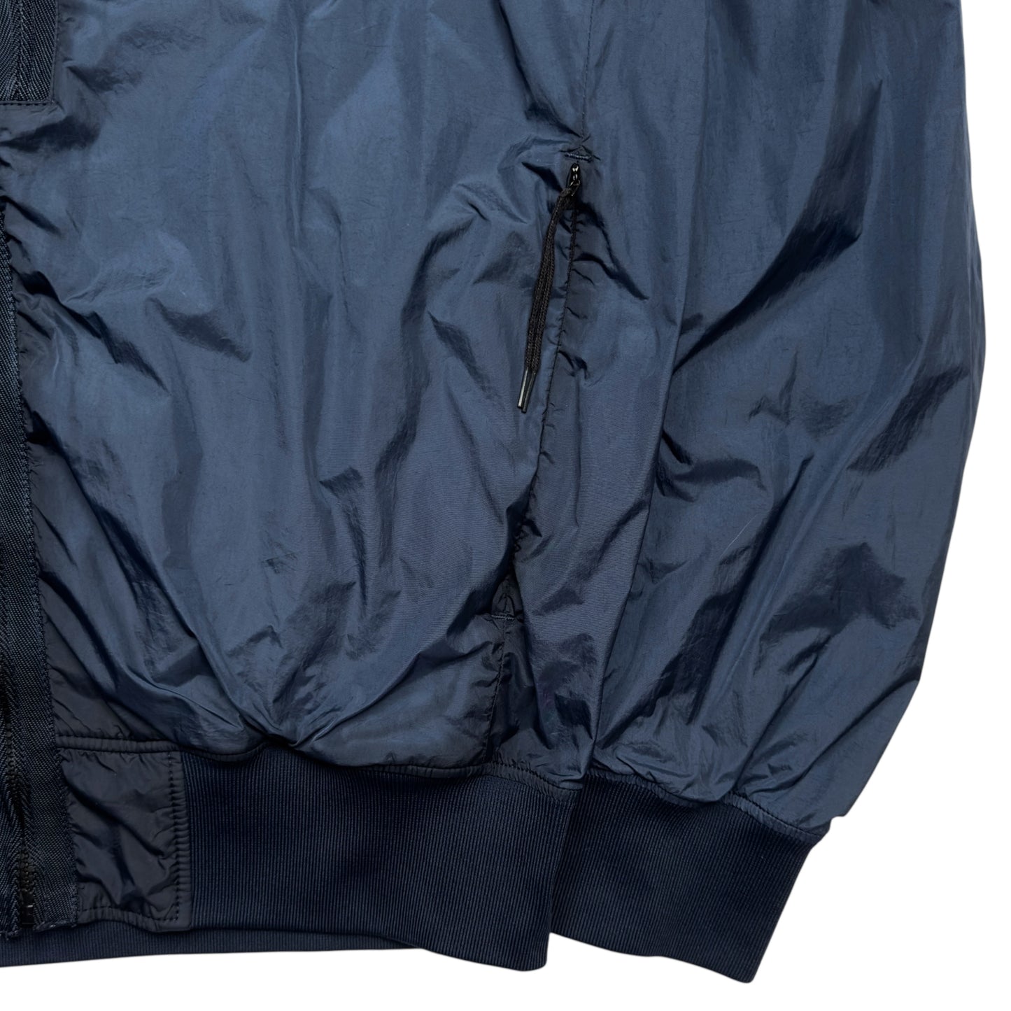 S/S 17 Stone Island Crinkle Reps NY Bomber Jacket - Navy