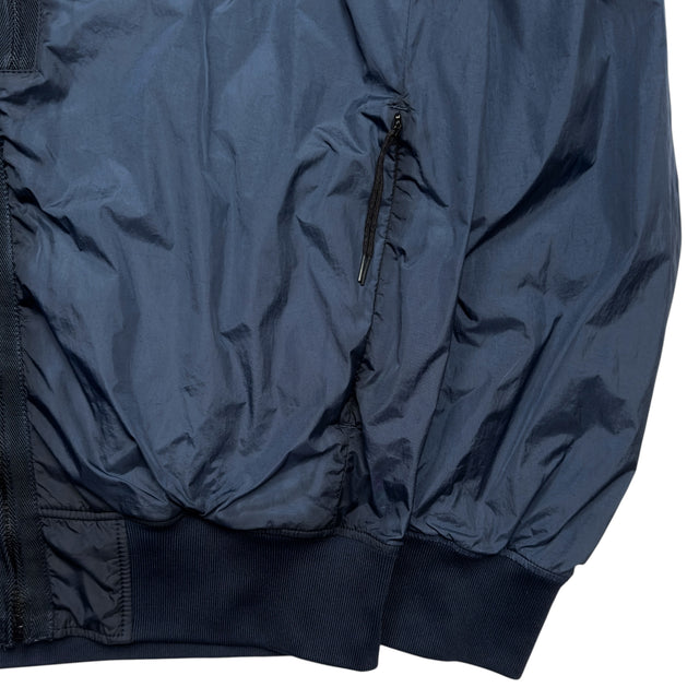 S/S 17 Stone Island Crinkle Reps NY Bomber Jacket - Navy
