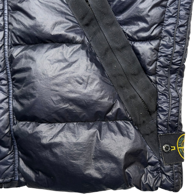A/W 12 Stone Island Down_26 GR X SQM_N Down Puffer Gilet - Navy