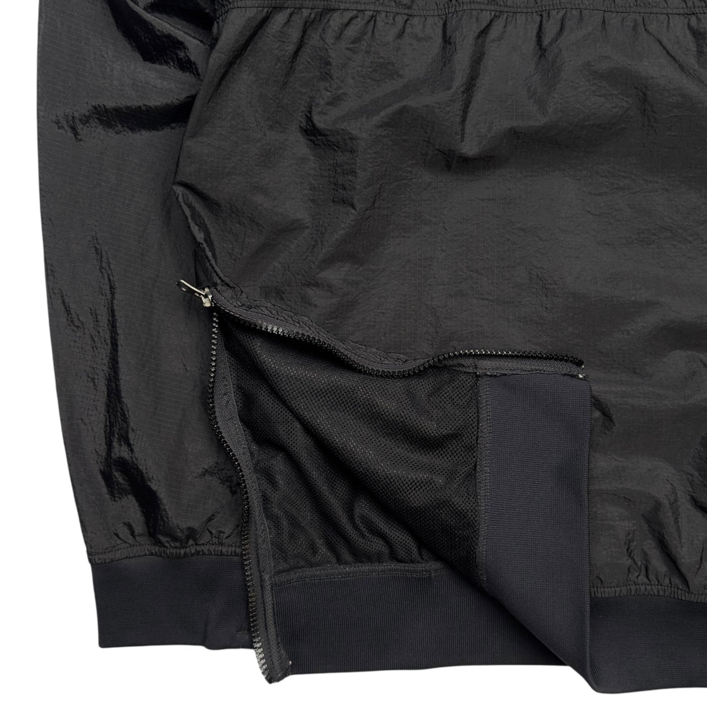A/W 19 Stone Island Nylon Metal Ripstop Smock Sweater - Black