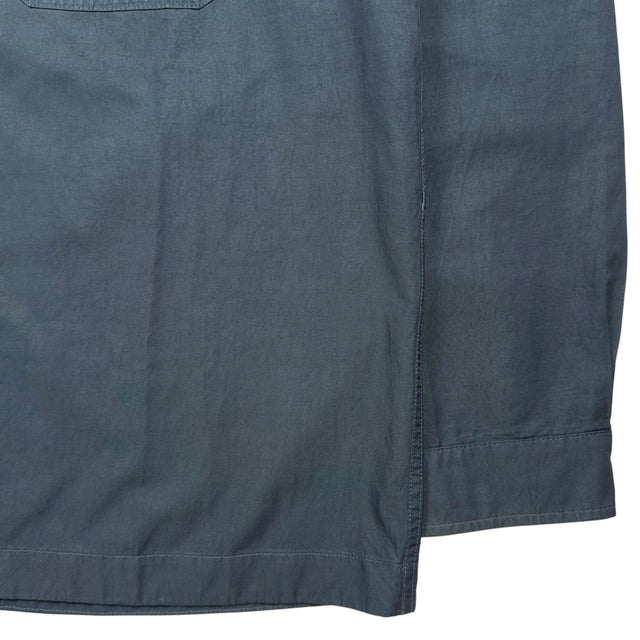 S/S 23 Stone Island Cupro Cotton Twill Overshirt - Navy