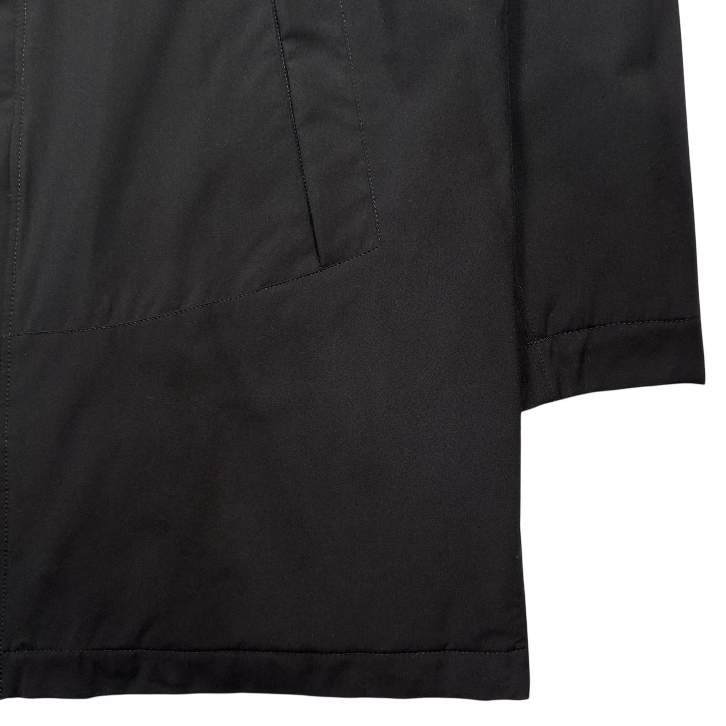 A/W 20 Stone Island Soft Shell Primaloft Car Coat - Black