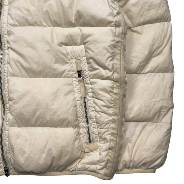 A/W 23 Stone Island Seamless Tunnel Nylon Down TC Puffer Jacket - Cream
