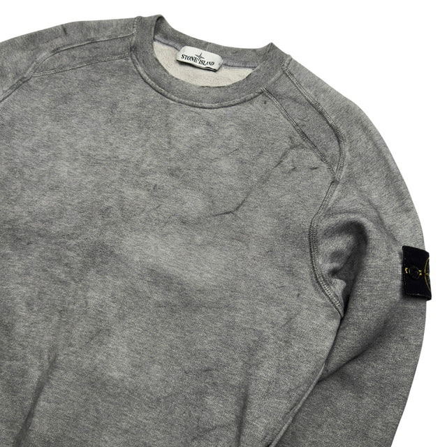 A/W 20 Stone Island Dust Colour Treatment Sweater - Grey