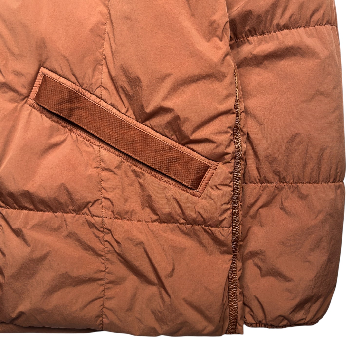 A/W 19 Stone Island Crinkle Reps NY Down Jacket - Coral