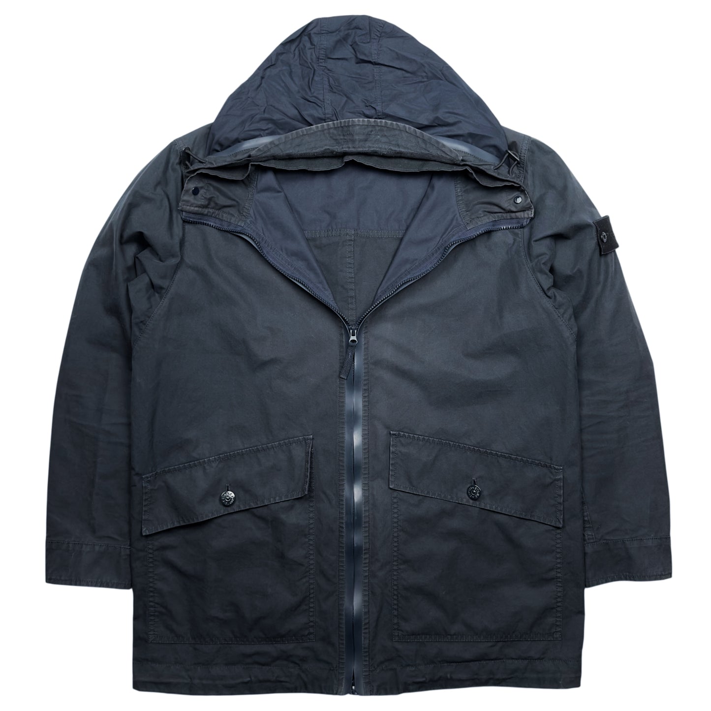 S/S 13 Stone Island Weatherproof Cotton Canvas Ghost Piece Jacket - Navy