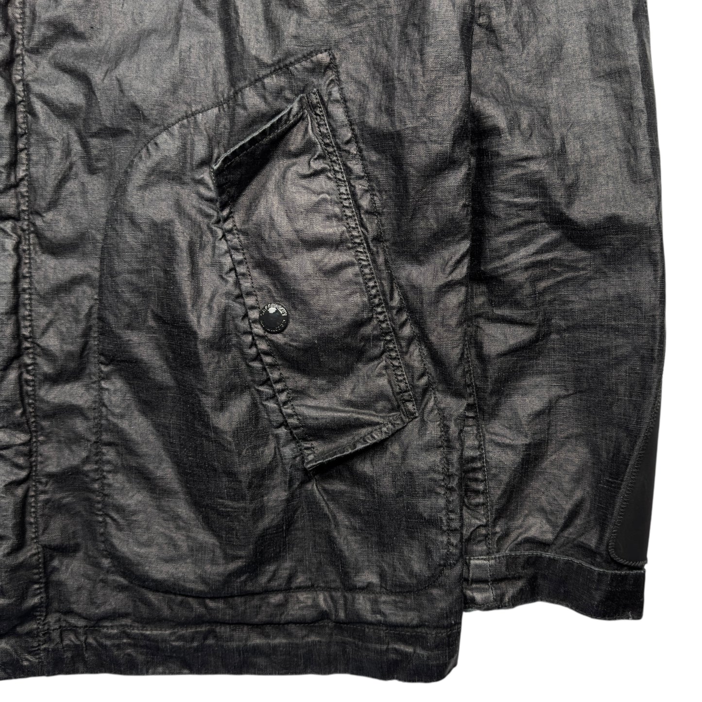 C.P. Company X Clarks Lino Wax Goggle Jacket - Black
