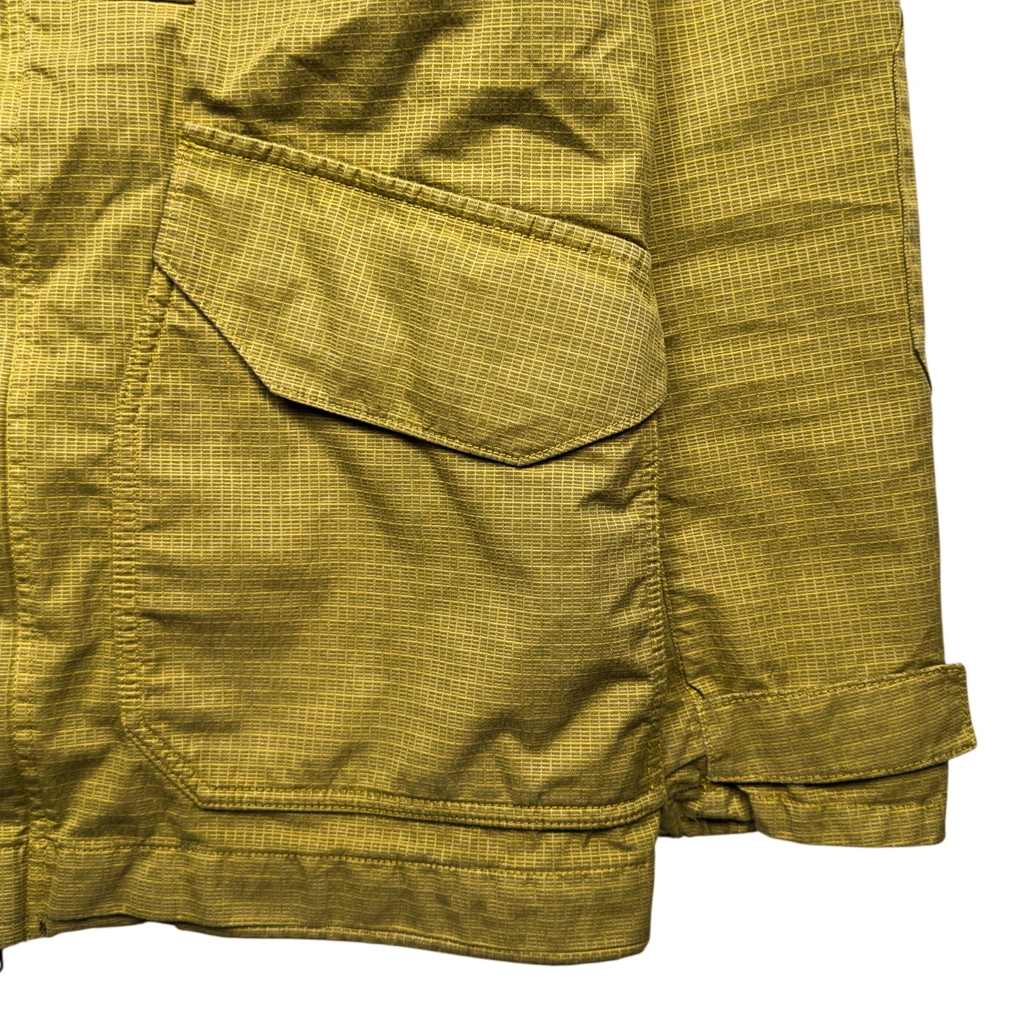 A/W 19 Stone Island Reflective Weave Ripstop TC Parka Jacket with Panno Jacquard Lining