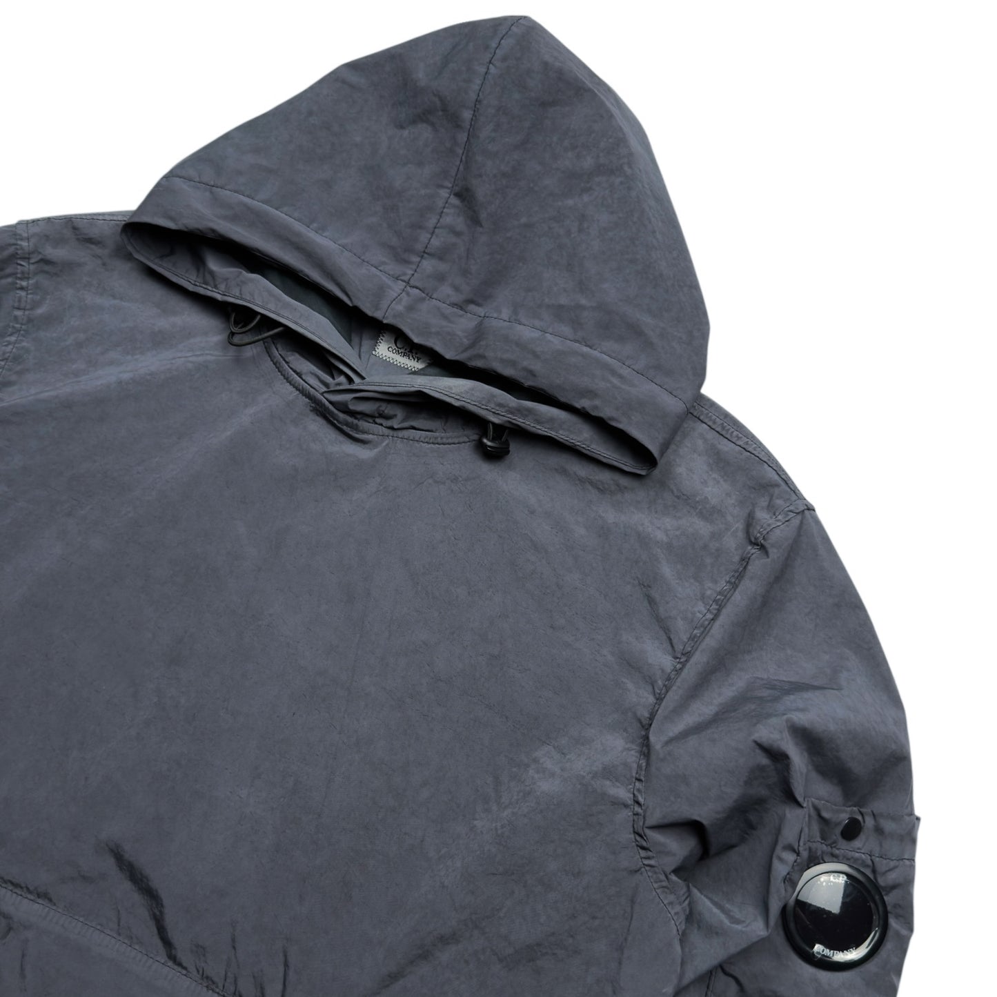C.P. Company Chrome Smock Hoodie - Grey Blue