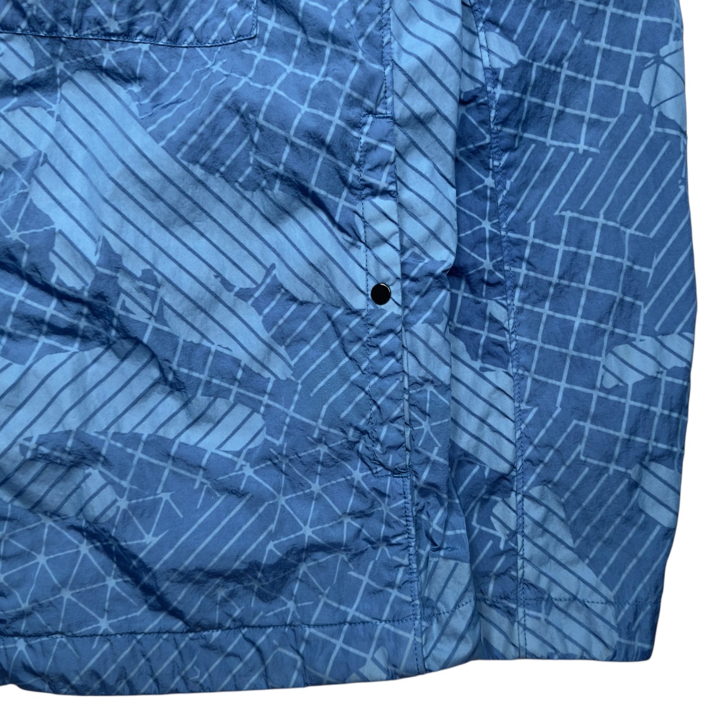 C.P. Company Camo Net Overshirt - Blue