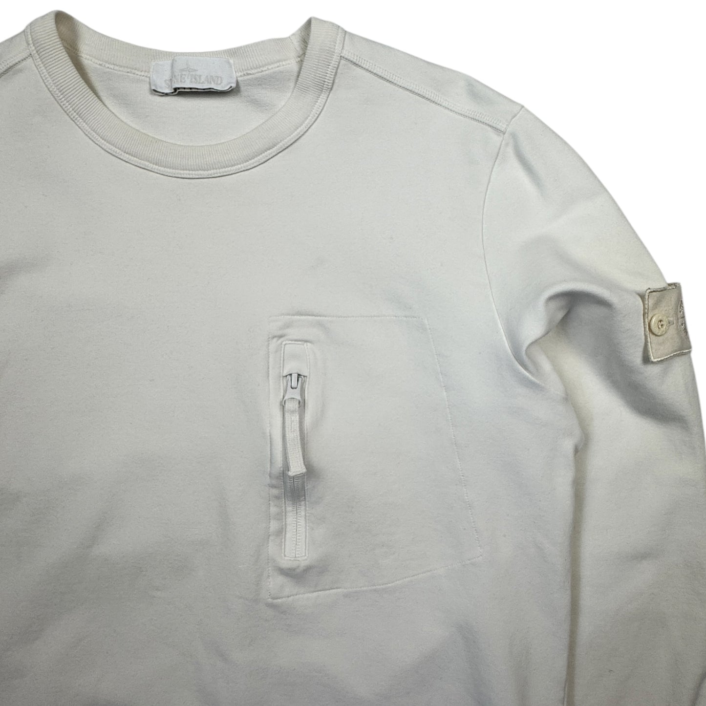 A/W 17 Stone Island Ghost Crewneck Sweater - Cream